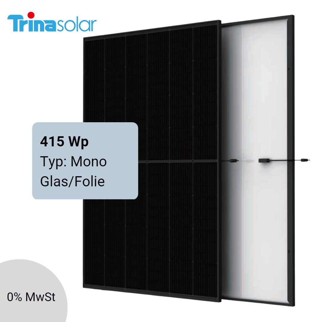 PV-Modul Trina Solar Vertex S TSM-415W DE09R.05W mono Glas/Folie, Fullblack