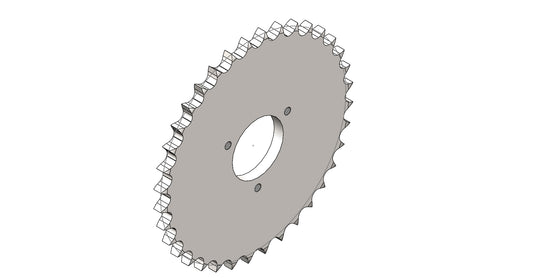 Kettenrad 08B-1, 1/2", Z36