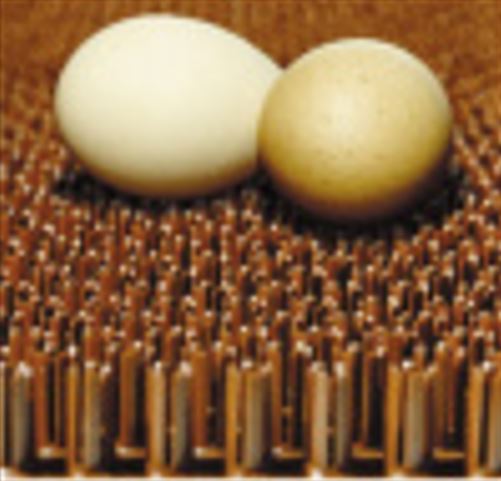 Astroturf Nestmatte braun offen t=20mm, 0,500m breit, Meterware