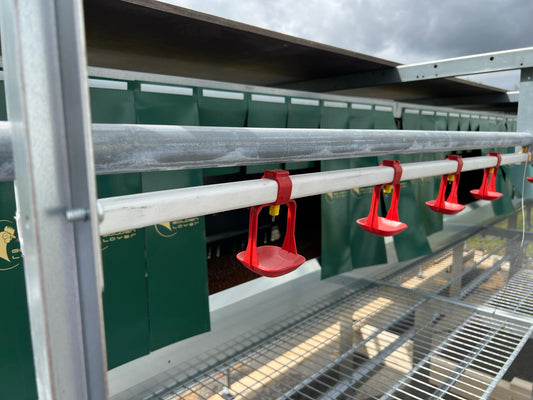 Legenestsystem 2 Sektionen 1,32m breit, 4,8m lang, 1 Ebene für Mobilstall