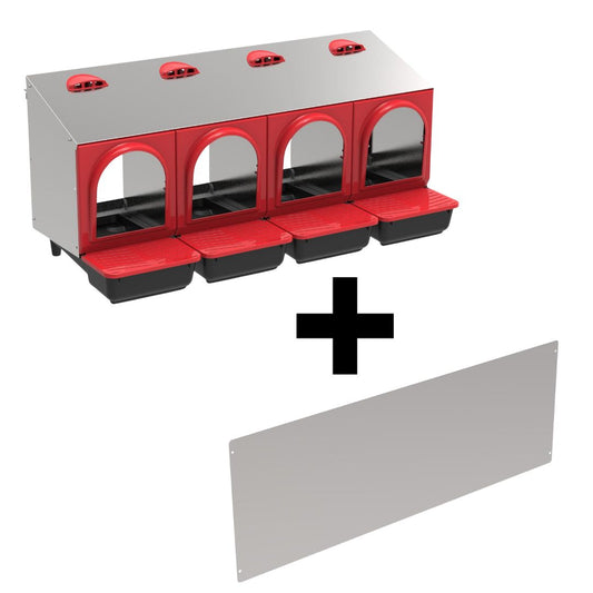 Metall-Legenest "Platin" mit 4 Abteilen