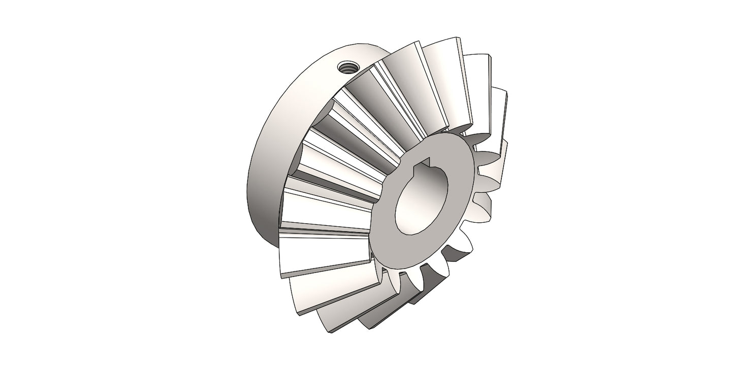 Kegelrad Typ A, Z=16, i=1:1, m=5 (m1) t=16,75mm