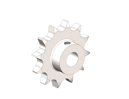 Kettenrad 08B-1, Z12 1/2" Ø12