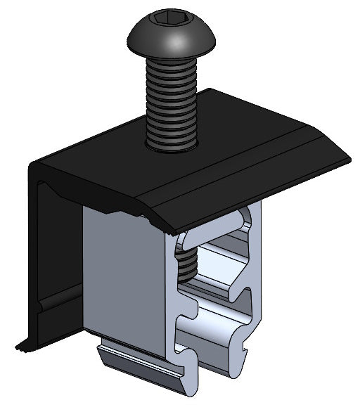 Photovoltaik Endklemme mit Klick-System FIT SMount