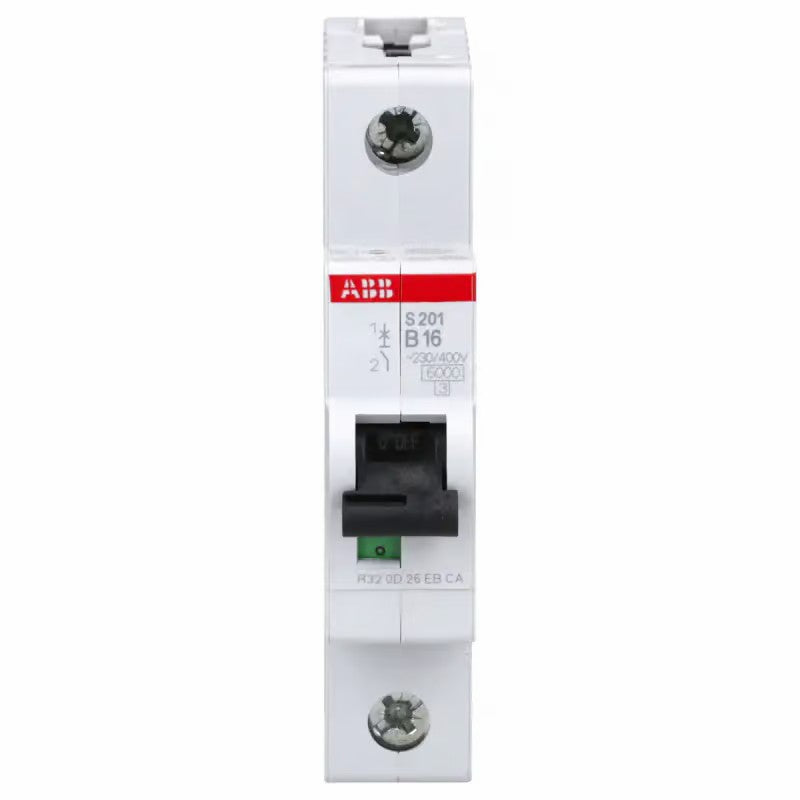 ABB S201-B16 Leitungsschutzschalter, 1-polig, 16 A, 4 kV (2CDS251001R1165)