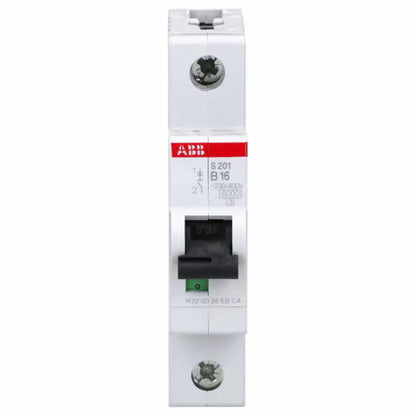 ABB S201-B16 Leitungsschutzschalter, 1-polig, 16 A, 4 kV (2CDS251001R1165)
