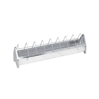 Bodenfutterautomat aus Metall mit breitem Gitter, 0,5m lang 