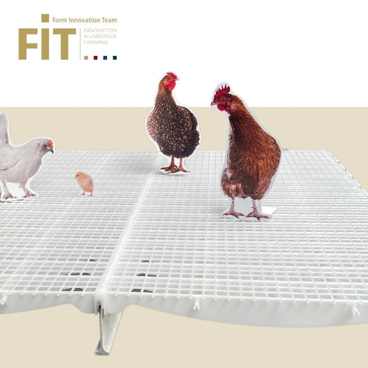 FIT Kunststoff Bodenrost System für Geflügel