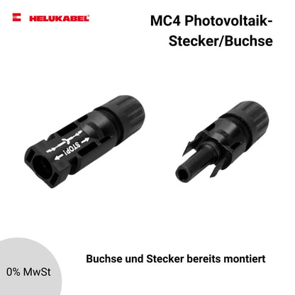 MC4 Photovoltaik-Stecker/Buchse KBT4/6II-UR 4-6qmm, KD 5,5-9mm