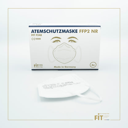 FIT F248 FFP2 NR Atemschutzmaske, Verpackt in 6er Schachtel