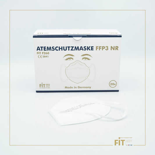 FIT  F260 FFP3 NR Atemschutzmaske weiß, 20er Schachtel