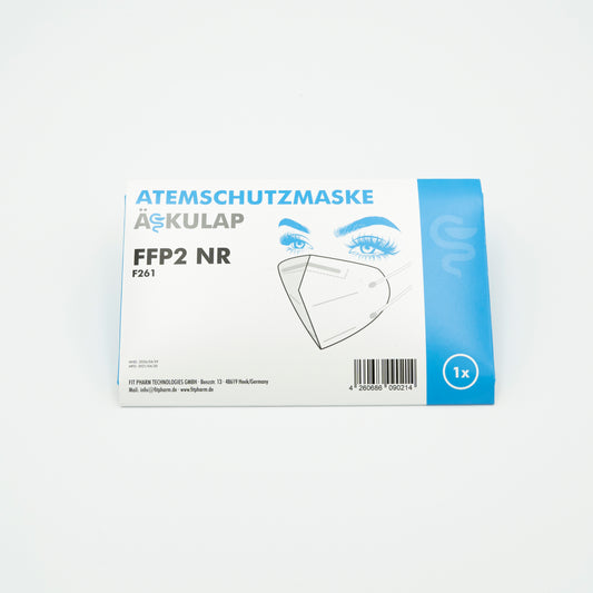 ÄSKULAP F261 FFP2 NR Atemschutzmaske inkl. ergonomischen Schaumstoffstreifen, 5x 1er