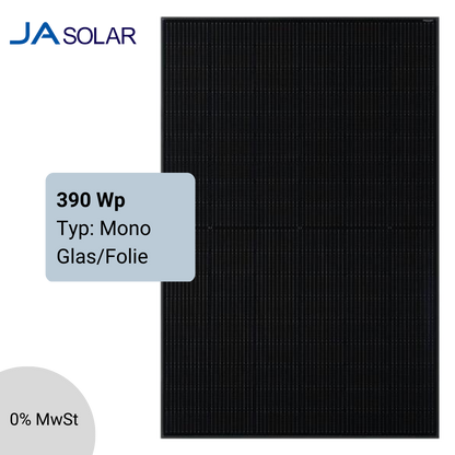 Ja Solar JAM54S31-390MR-BF Black 390Wp Glas/Folie Solarmodul