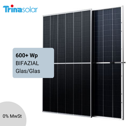 Trinasolar Vertex TSM-DEG20C20 600Wp bifazial glas/glas Solarmodul